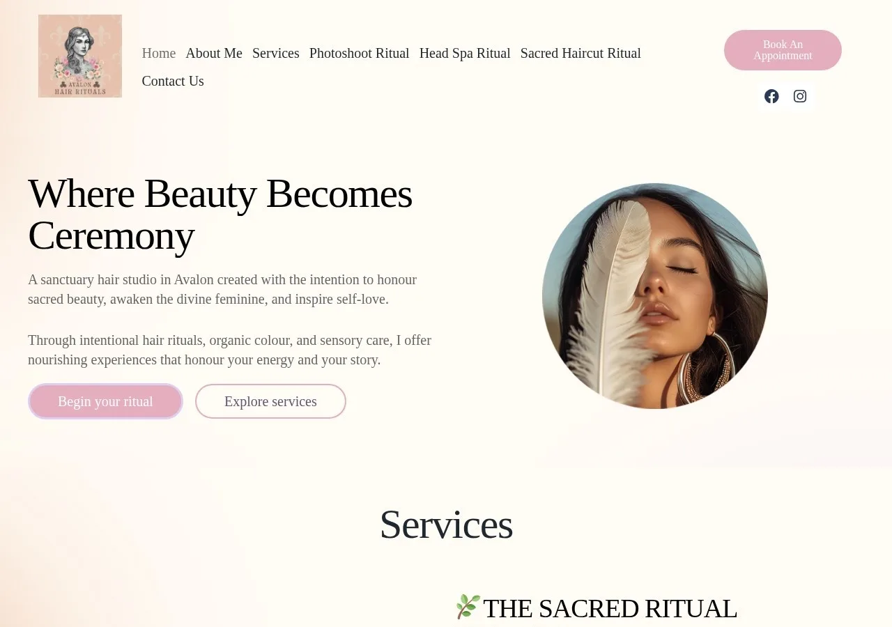 Hair Salon & Spa Website
