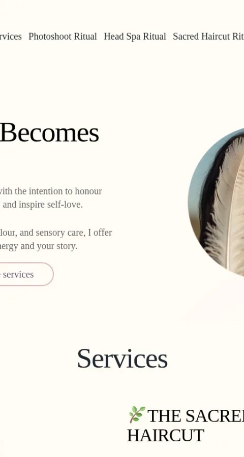Hair Salon & Spa Website — view 5