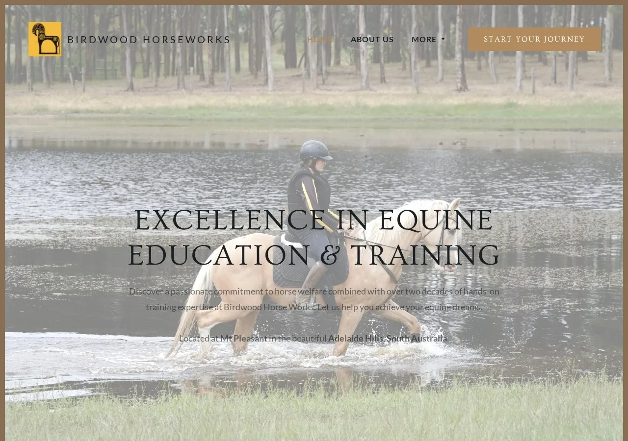 Equine Training Centre Website