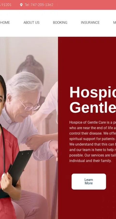 Hospice Care Website — view 5