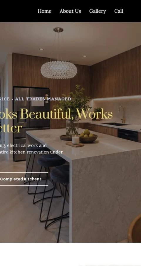 Home Renovation Builder Website — view 5