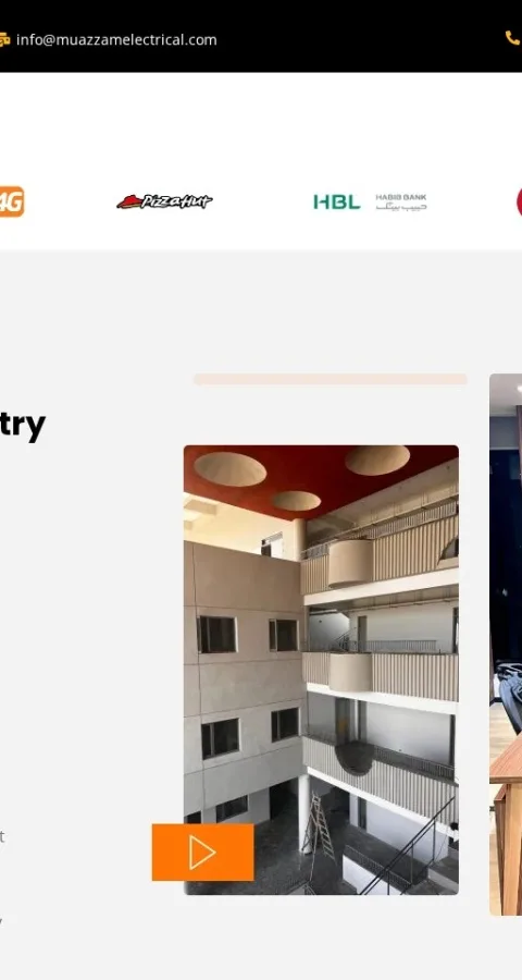 Electrical Engineering Company Website — view 3