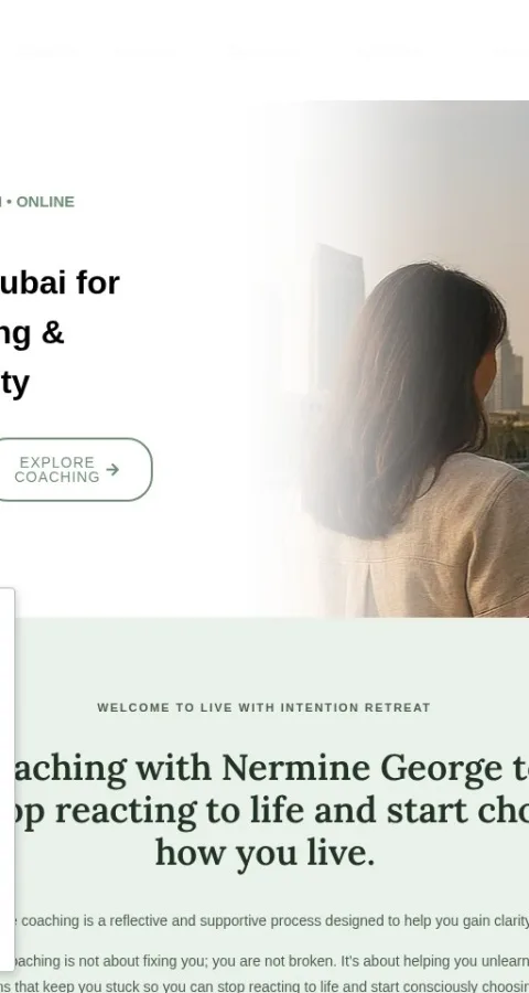 Life Coach Personal Brand Website — view 5