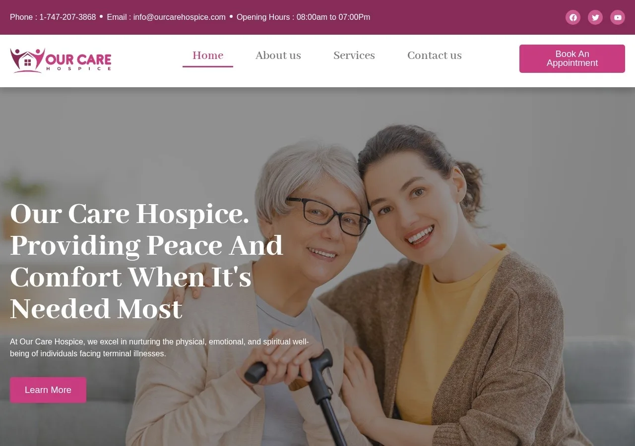 Hospice & Home Care Website