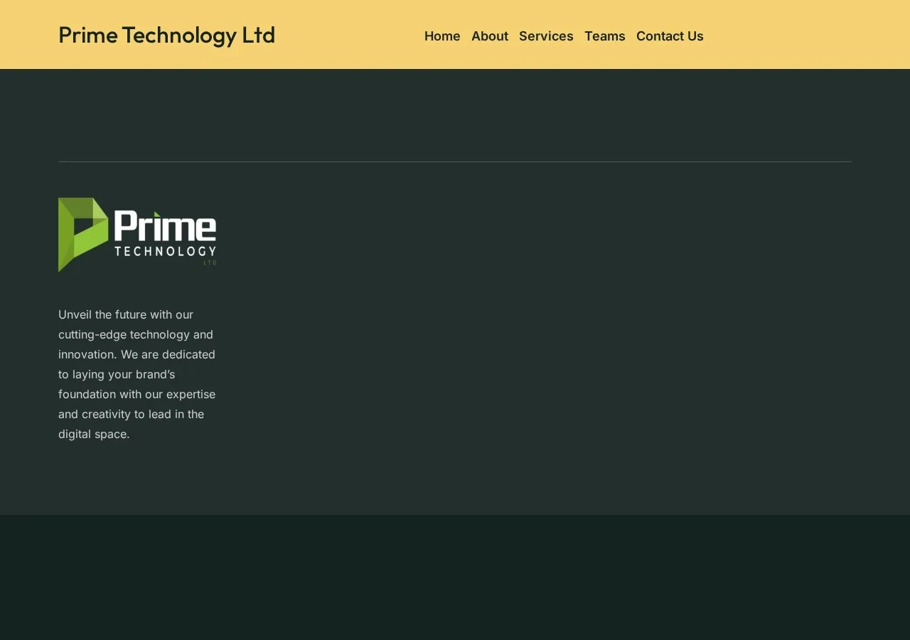 Technology Company Website