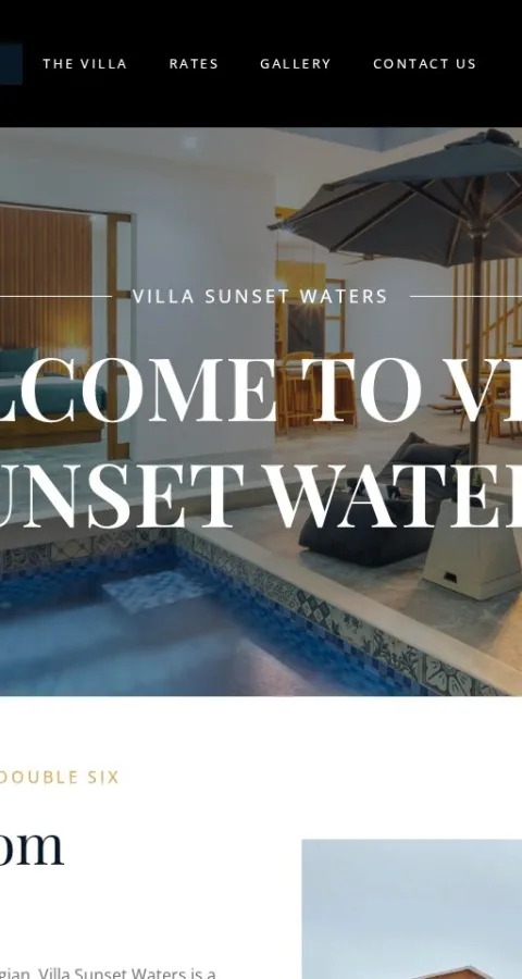 Luxury Villa Rental Website — view 5