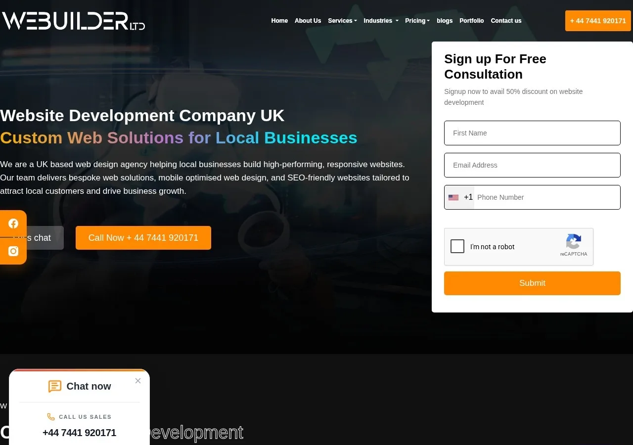A Conversion-Focused Site for a Web Agency