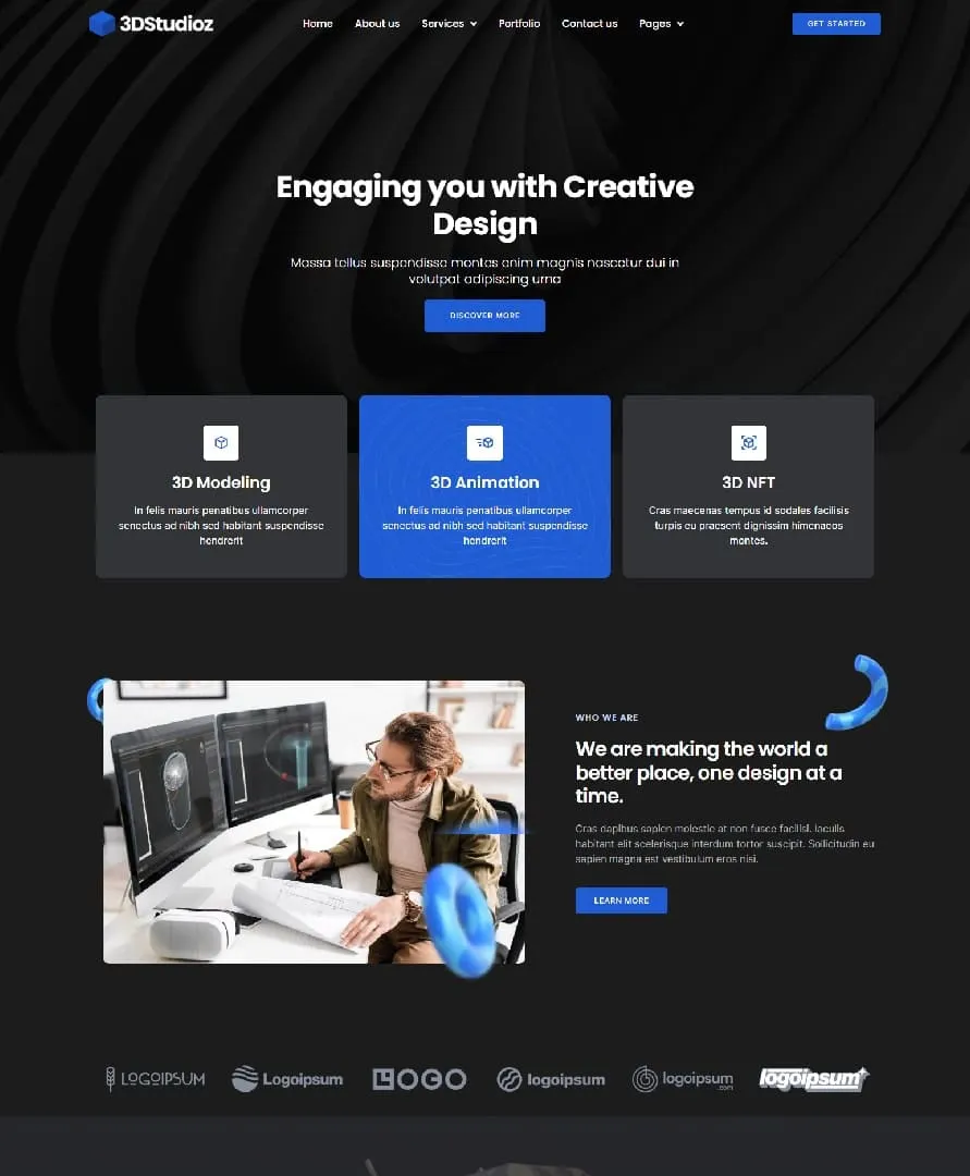 Web Design Agency Website — view 2